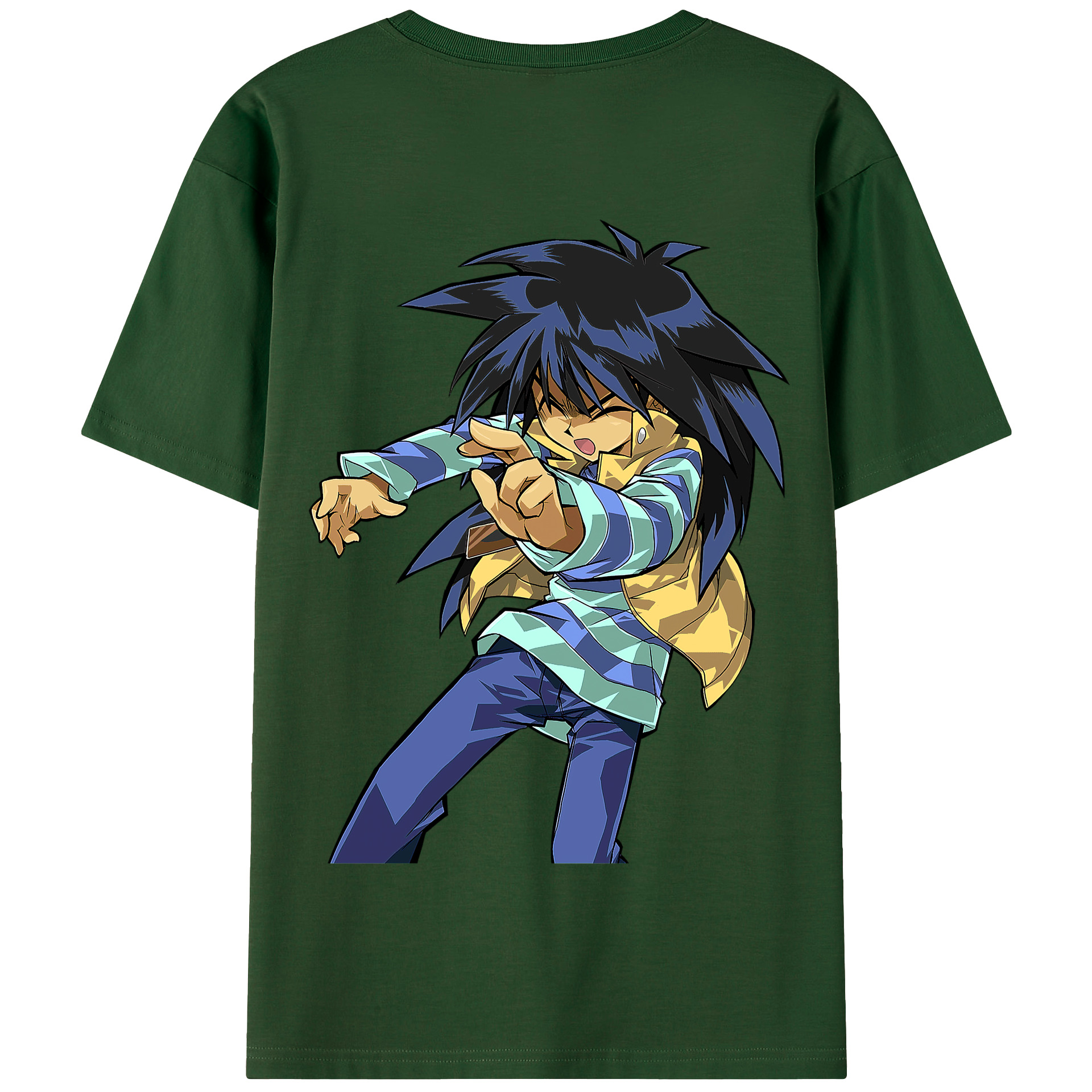 （画像用） 遊☆戯☆王 Yu-Gi-Oh! 綿100％半袖Tシャツ（背面プリント）